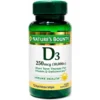 VITAMINA D3 NATURE'S BOUNTY 10000 UI 72 CÁPSULAS BLANDAS | PACK 2