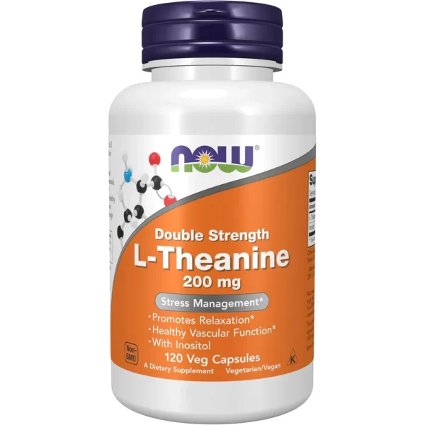 L-TEANINA NOW FOODS 200 MG CON INOSITOL 120 CÁPSULAS