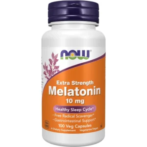 MELATONINA NOW FOODS 10 MG 100 CÁPSULAS