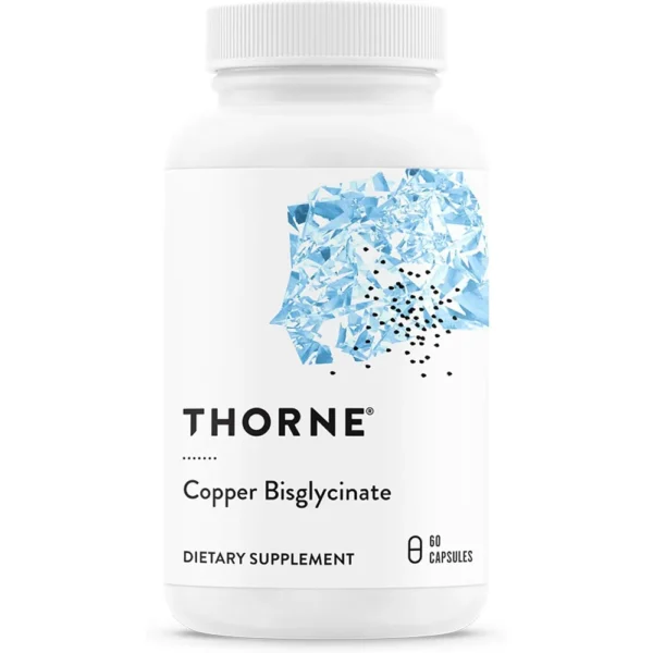 COBRE BISGLICINATO THORNE 60 CÁPSULAS