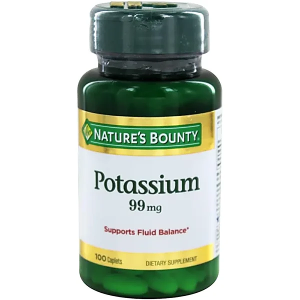 POTASIO NATURE'S BOUNTY 99 MG 100 TABLETAS | PACK 2