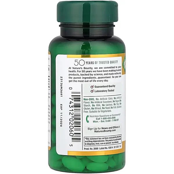 ZINC NATURE'S BOUNTY 50 MG 100 TABLETAS | PACK 3