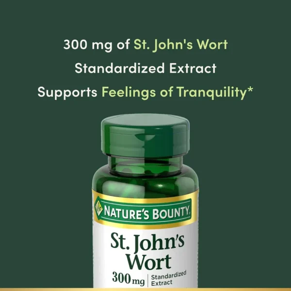 HIERBA DE SAN JUAN NATURE'S BOUNTY 300 MG 100 CÁPSULAS