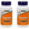 TAURINA NOW FOODS 500 MG 100 CÁPSULAS | PACK 2