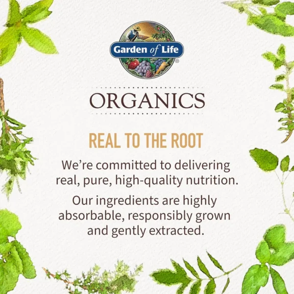 CALCIO GARDEN OF LIFE ORGANICS PLANT CON MAGNESIO + D3 + K2 90 TABLETAS