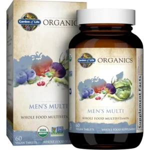 MULTIVITAMÍNICO GARDEN OF LIFE ORGANICS MEN'S MULTI 60 TABLETAS