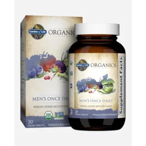 MULTIVITAMÍNICO GARDEN OF LIFE ORGANICS MEN'S ONCE DAILY 30 TABLETAS