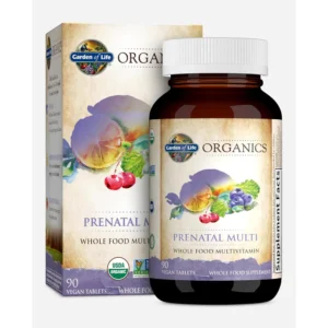 MULTIVITAMÍNICO GARDEN OF LIFE ORGANICS PRENATAL ONCE DAILY 30 TABLETAS