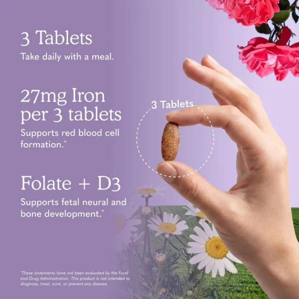 MULTIVITAMÍNICO GARDEN OF LIFE ORGANICS PRENATAL ONCE DAILY 90 TABLETAS