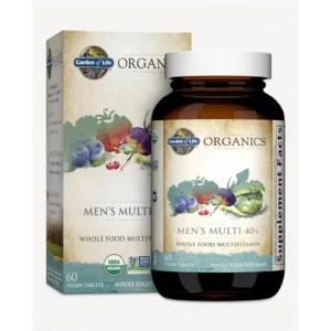 MULTIVITAMÍNICO GARDEN OF LIFE ORGANICS MEN'S MULTI 40+ 60 TABLETAS