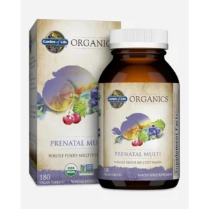 MULTIVITAMÍNICO GARDEN OF LIFE ORGANICS PRENATAL MULTI 180 TABLETAS