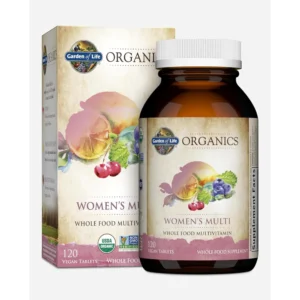 MULTIVITAMÍNICO GARDEN OF LIFE ORGANICS WOMEN'S MULTI 120 TABLETAS