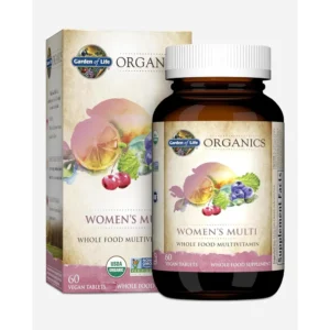 MULTIVITAMÍNICO GARDEN OF LIFE ORGANICS WOMEN'S MULTI 60 TABLETAS