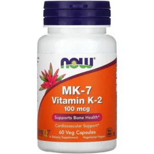 VITAMINA K2 MK-7 NOW FOODS 100 MCG 60 CÁPSULAS | PACK 2