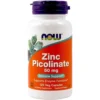 PICOLINATO DE ZINC NOW FOODS 50 MG 120 CÁPSULAS