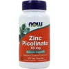 PICOLINATO DE ZINC NOW FOODS 50 MG 120 CÁPSULAS