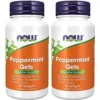 PEPPERMINT GELS NOW FOODS CON JENGIBRE + HINOJO 90 CÁPSULAS BLANDAS | PACK 2