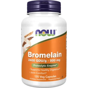 BROMELINA NOW FOODS 500 MG 120 CÁPSULAS