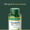 CÚRCUMA NATURE'S BOUNTY 538 MG 45 CÁPSULAS