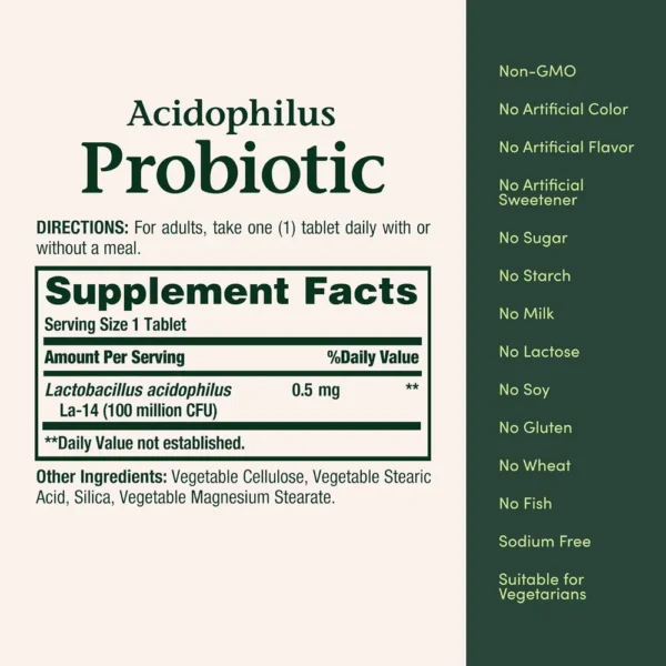 b00w0d4olg_3.webp PROBIÓTICO ACIDOPHILUS NATURE'S BOUNTY 120 TABLETAS | PACK 3
