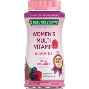 b00wf8a7mq_1.webp MULTIVITAMÍNICO MUJER NATURE'S BOUNTY FRAMBUESA 80 GOMITAS