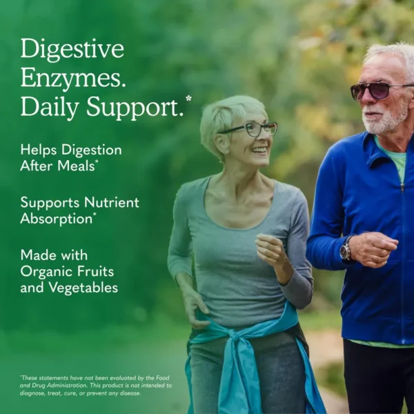 ENZIMAS DIGESTIVAS GARDEN OF LIFE ORGANIC DIGEST+ 13 ENZIMAS FRUTA TROPICAL 90 MASTICABLES