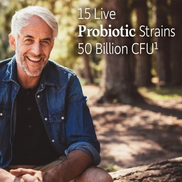PROBIÓTICO GARDEN OF LIFE PROSTATE+ 50 BILLONES 15 CEPAS 60 CÁPSULAS