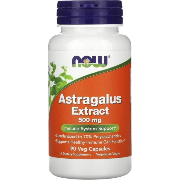 ASTRÁGALO NOW FOODS EXTRACTO 70% 500 MG 90 CÁPSULAS | PACK 2
