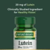 LUTEÍNA NATURE'S BOUNTY 20 MG 40 CÁPSULAS BLANDAS