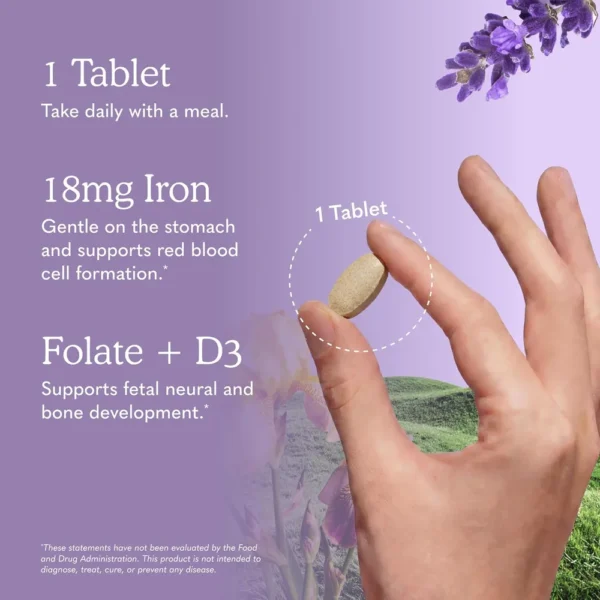 MULTIVITAMÍNICO GARDEN OF LIFE ORGANICS PRENATAL ONCE DAILY 30 TABLETAS