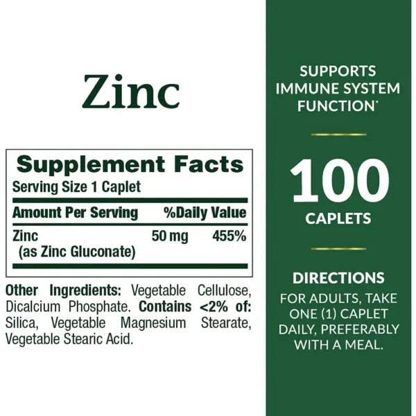 b019hopo50_2.webp ZINC NATURE'S BOUNTY 50 MG 100 TABLETAS | PACK 2