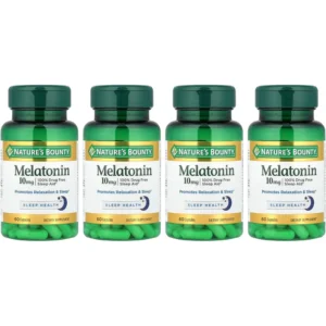 MELATONINA NATURE'S BOUNTY 10 MG 60 CÁPSULAS | PACK 4