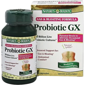 PROBIÓTICO GX NATURE'S BOUNTY 20 BILLONES 25 CÁPSULAS | PACK 4