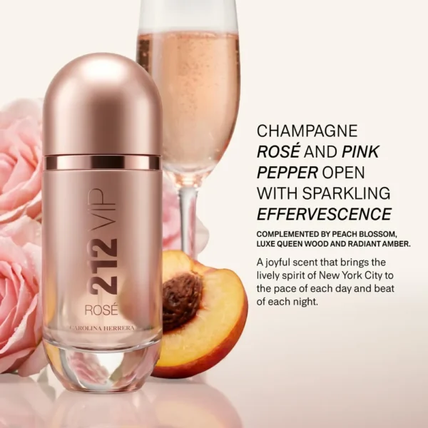 PERFUME CAROLINA HERRERA 212 VIP ROSÉ EDP MUJER 4.2 OZ / 125 ML