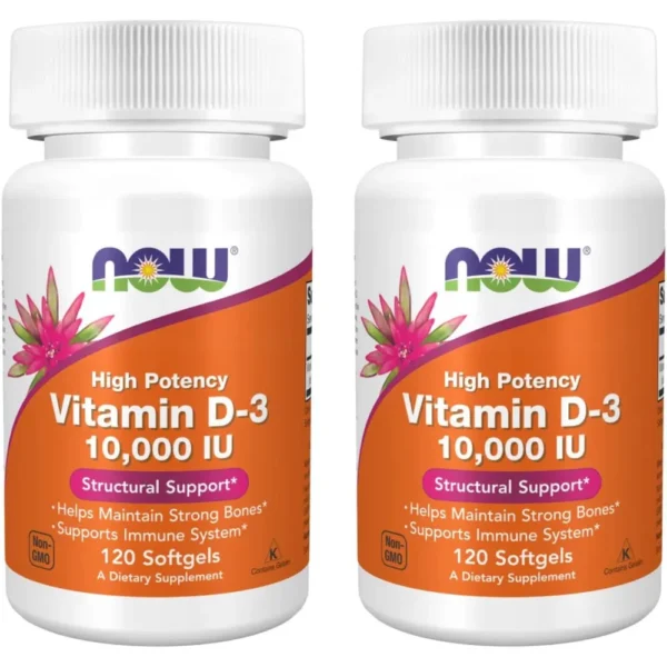 b01mslxucn_0.webp VITAMINA D3 NOW FOODS 10000 UI 120 CÁPSULAS BLANDAS | PACK 2