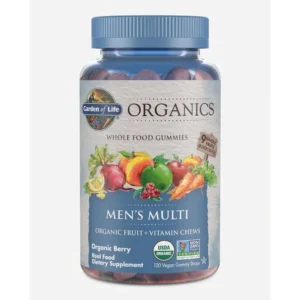 MULTIVITAMÍNICO GARDEN OF LIFE ORGANICS MEN'S MULTI BERRY 120 GOMITAS