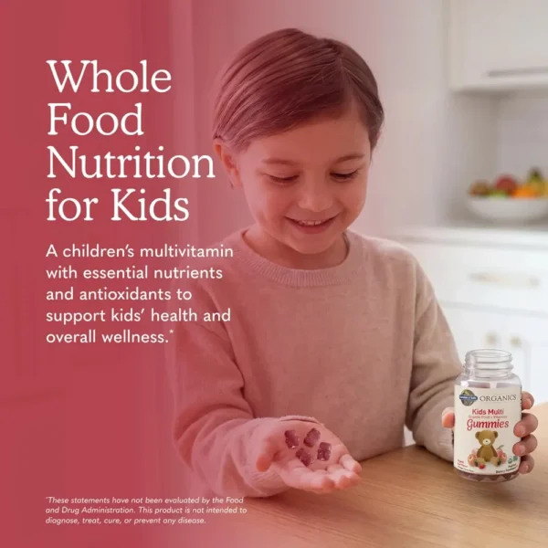 MULTIVITAMÍNICO GARDEN OF LIFE ORGANICS KIDS MULTI FRUTAS 120 GOMITAS