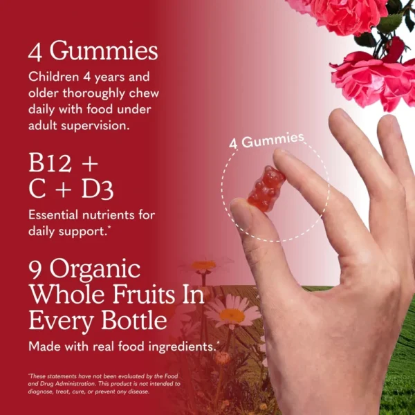 MULTIVITAMÍNICO GARDEN OF LIFE ORGANICS KIDS MULTI FRUTAS 120 GOMITAS