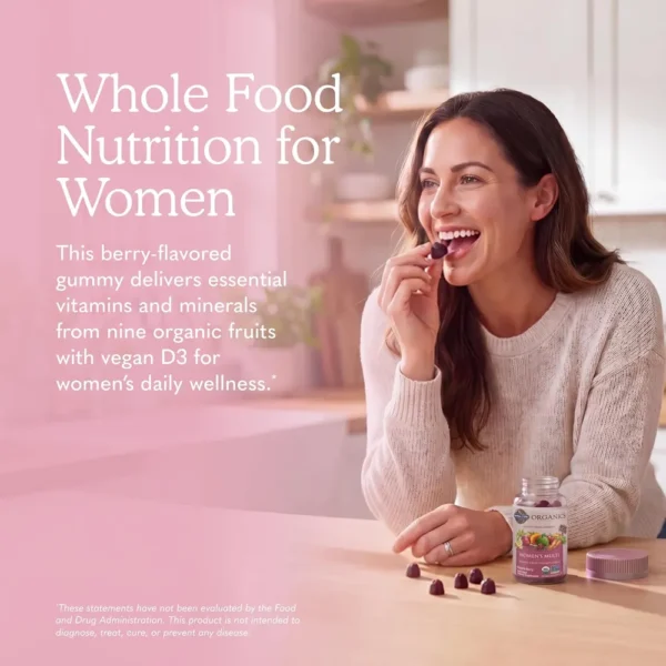 MULTIVITAMÍNICO GARDEN OF LIFE ORGANICS WOMEN'S MULTI BERRY 120 GOMITAS