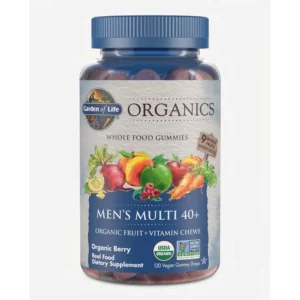 MULTIVITAMÍNICO GARDEN OF LIFE ORGANICS MEN'S MULTI 40+ BERRY 120 GOMITAS