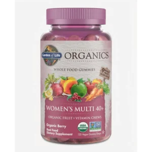 MULTIVITAMÍNICO GARDEN OF LIFE ORGANICS WOMEN'S MULTI 40+ BERRY 120 GOMITAS