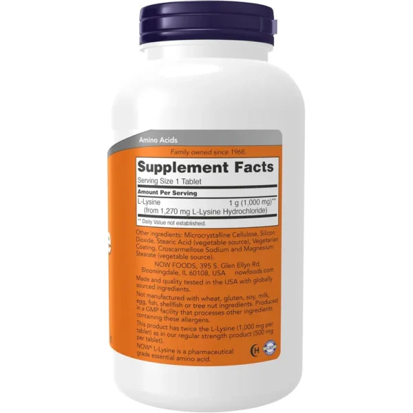 b0768hgmby_2.webp L-LISINA NOW FOODS 1000 MG 250 TABLETAS
