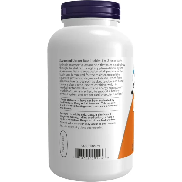 b0768hgmby_3.webp L-LISINA NOW FOODS 1000 MG 250 TABLETAS