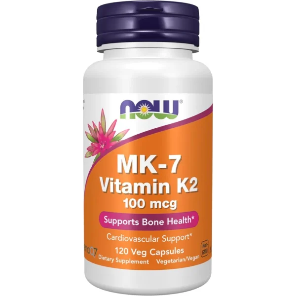 VITAMINA K2 MK-7 NOW FOODS 100 MCG 120 CÁPSULAS