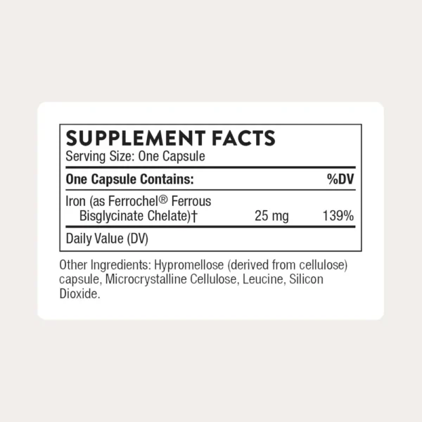 b0797gzdzl_2.webp HIERRO BISGLICINATO THORNE 25 MG 60 CÁPSULAS