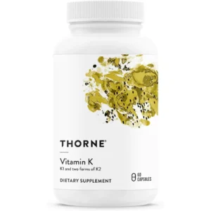 VITAMINA K THORNE K1 + K2 MK-4 + MK-7 60 CÁPSULAS