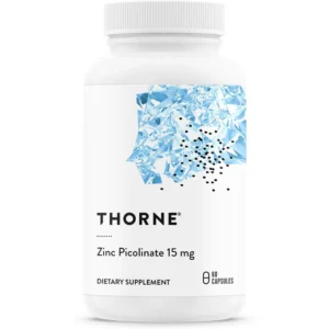 ZINC PICOLINATO THORNE 15 MG 60 CÁPSULAS
