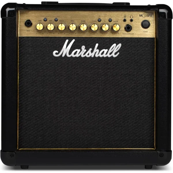 AMPLIFICADOR COMBO PARA GUITARRA ELÉCTRICA MG15GFX MARSHALL | NEGRO