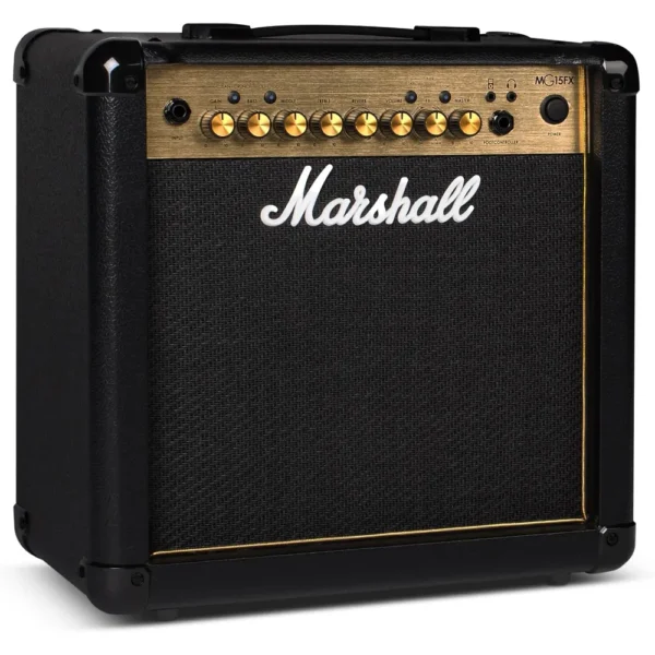AMPLIFICADOR COMBO PARA GUITARRA ELÉCTRICA MG15GFX MARSHALL | NEGRO