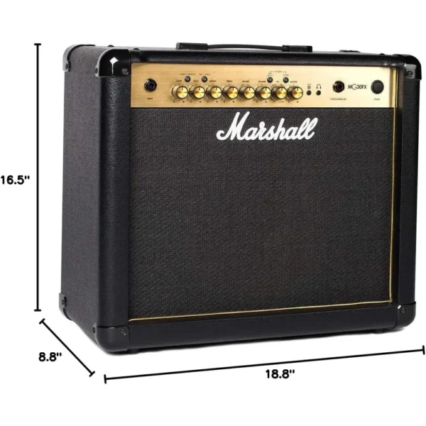 AMPLIFICADOR COMBO PARA GUITARRA ELÉCTRICA MG30GFX MARSHALL | NEGRO